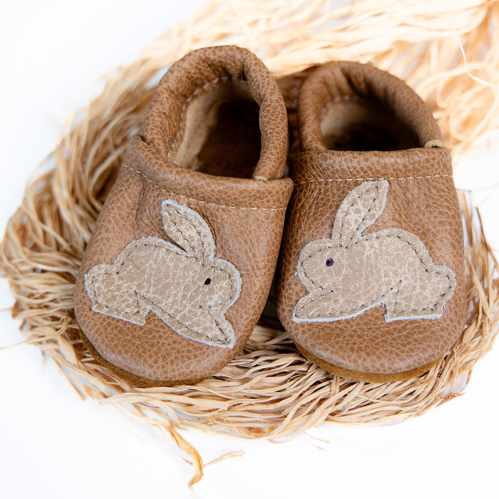 Mixy Rabbit Shoe Bunny on Sahara Leather Shoes with Designs– Starry Knight Design