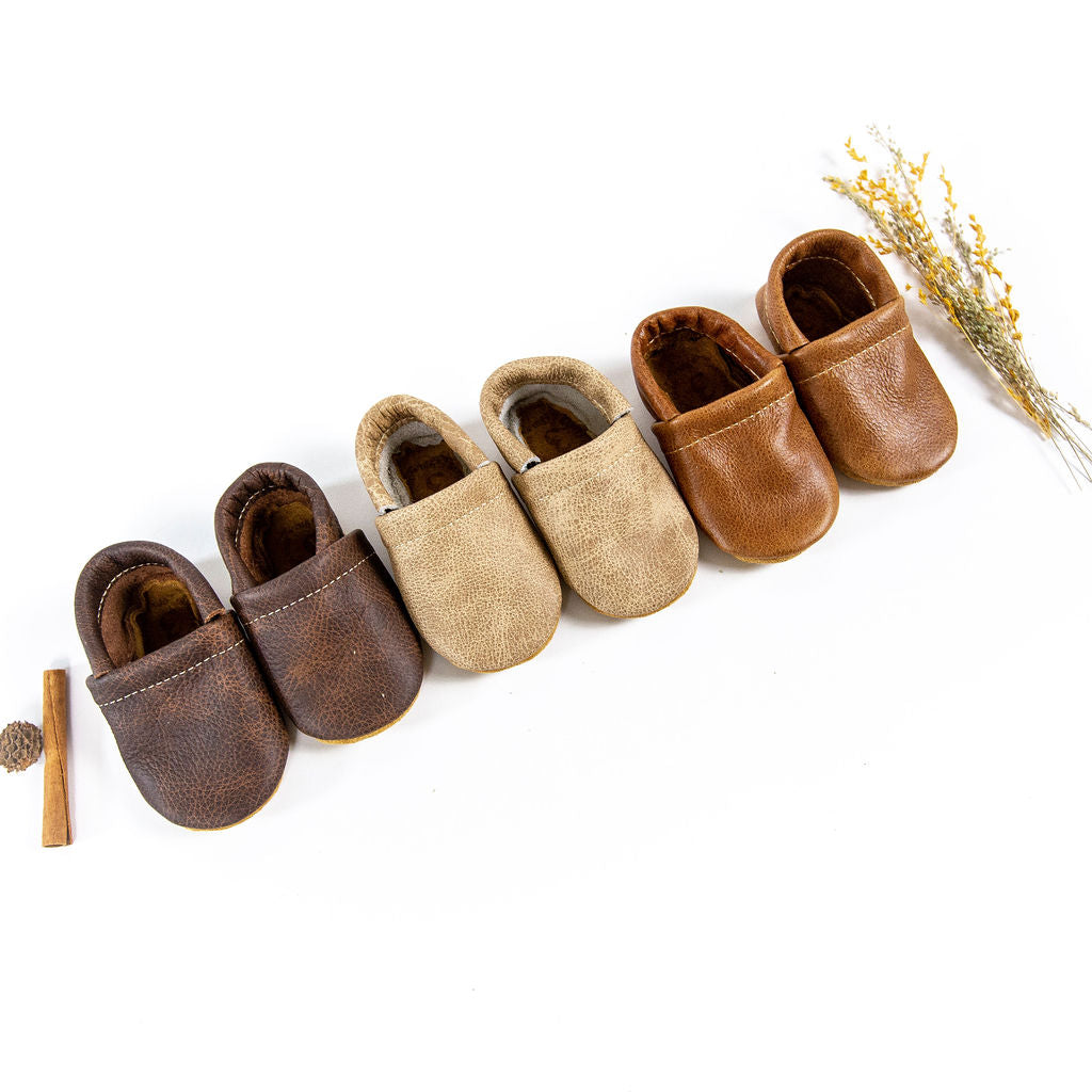 Latte, Saddle, Sable Leather LOAFERS Shoes Baby and Toddler 0 (NB-3m)4" / Sable dark brown Latte, Saddle, Sable Leather LOAFERS Shoes Baby and Toddler 0 (NB-3m)4" / Sable dark brown