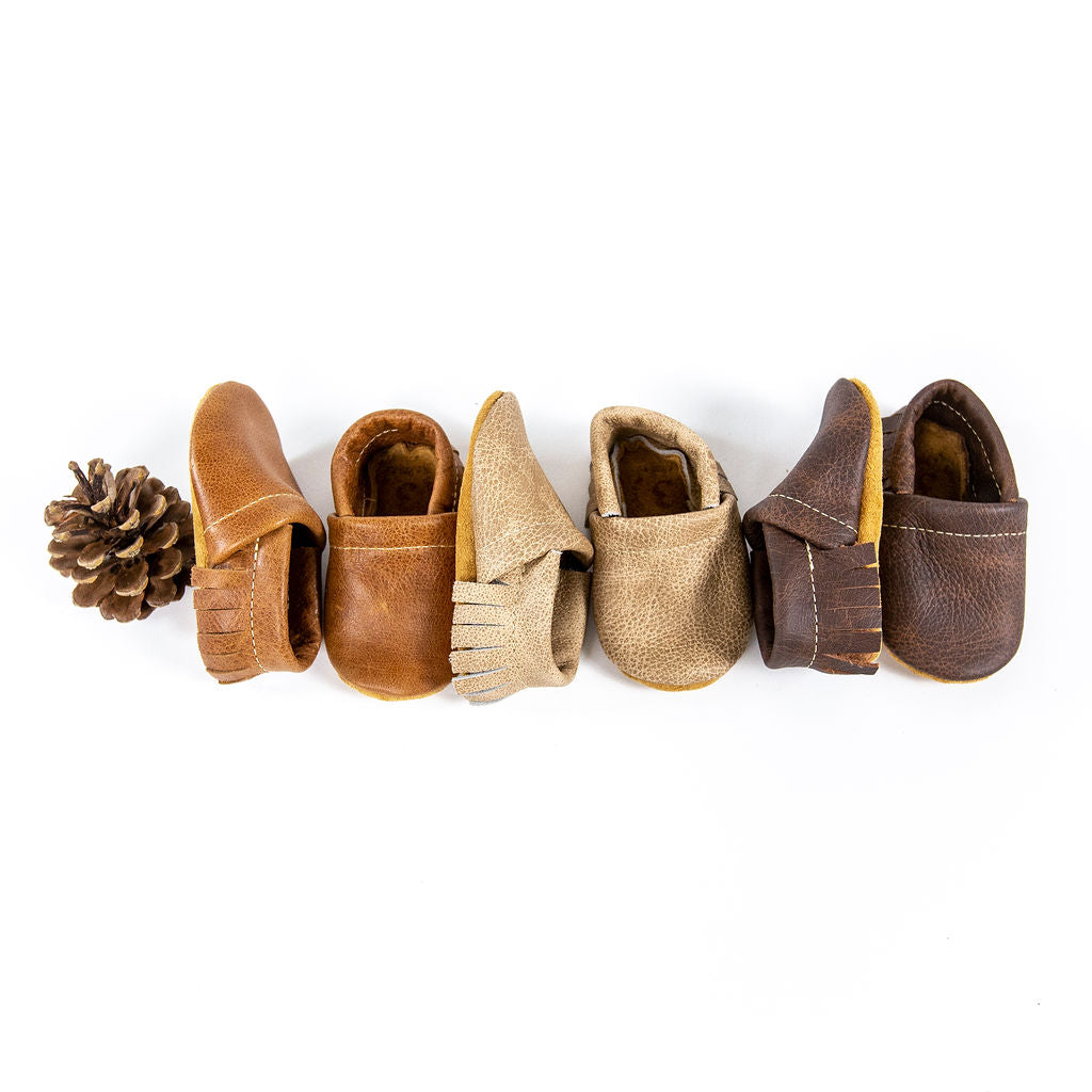 Saddle, Latte, Sable MOCCS Shoes Baby and Toddler– Starry Knight