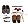 Two Tone Loafer Baby and Toddler Shoes(Rust/Weathered Wood) handmade by Starry Knight Design